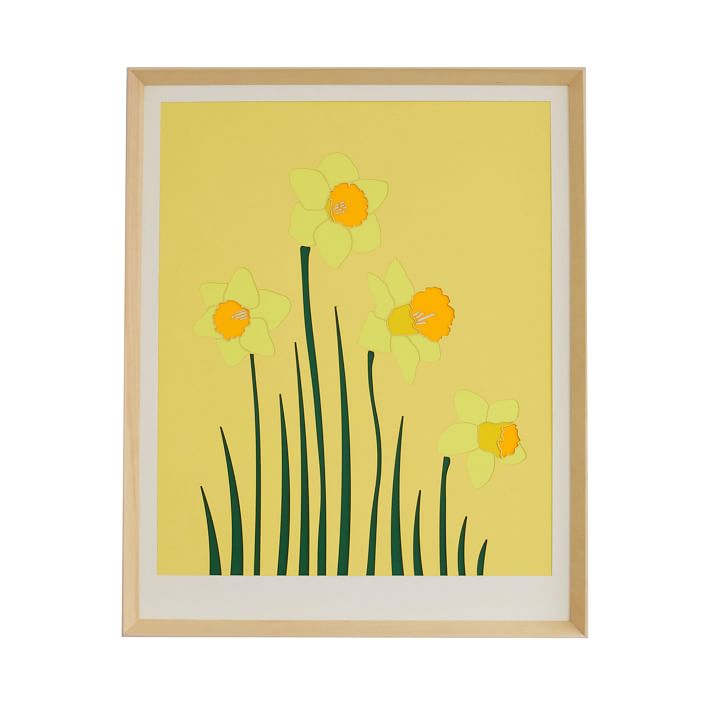 Molly M Framed Wall Print Daffodil West Elm