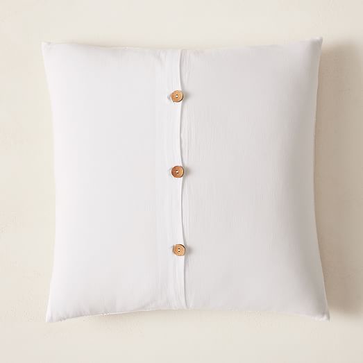 Organic Cotton Eyelet Pillow Cover West Elm