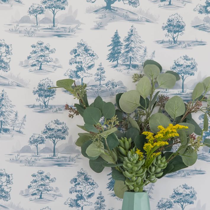 Tree Toile Removable Wallpaper | West Elm