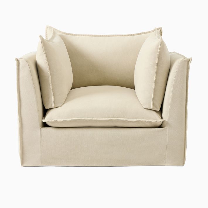 Bleecker DownFilled Slipcover Chair West Elm