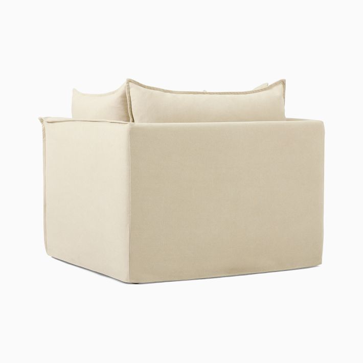 Bleecker DownFilled Slipcover Chair West Elm