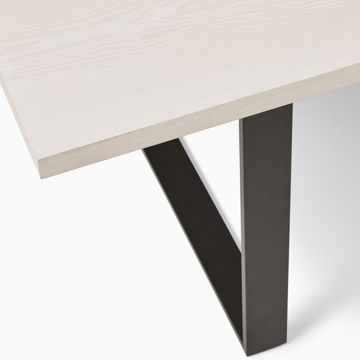 Tompkins Industrial Dining Table - Winter Wood | West Elm