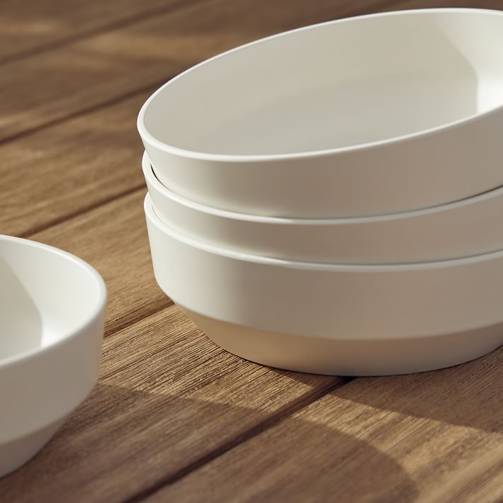Modern Melamine Outdoor Pasta Bowl Sets West Elm