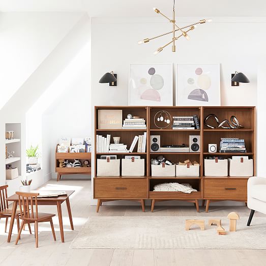 Build Your Own MidCentury Kids Storage Hutch West Elm