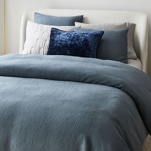 Silky TENCEL™ & Cotton Matelasse Duvet Cover & Shams | West Elm