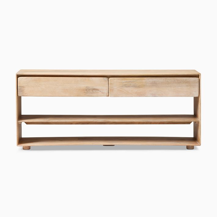 solid wood console