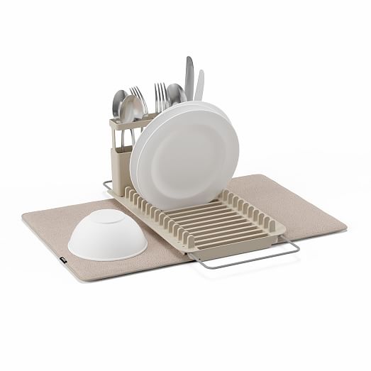 Udry OvertheSink Dish Rack w/ Drying Mat West Elm