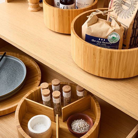 mDesign Bamboo Spinners | West Elm