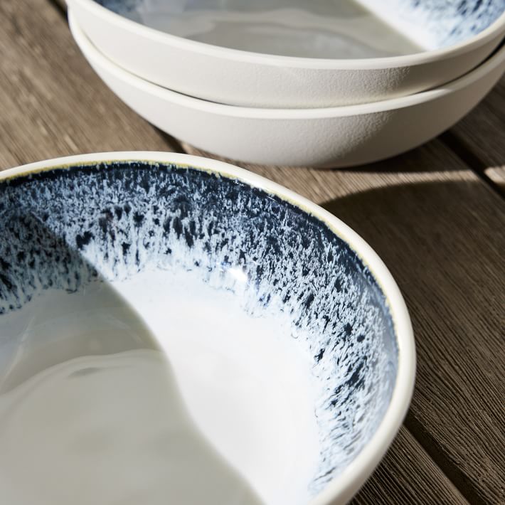 Reactive Melamine Outdoor Cereal Bowl Sets West Elm