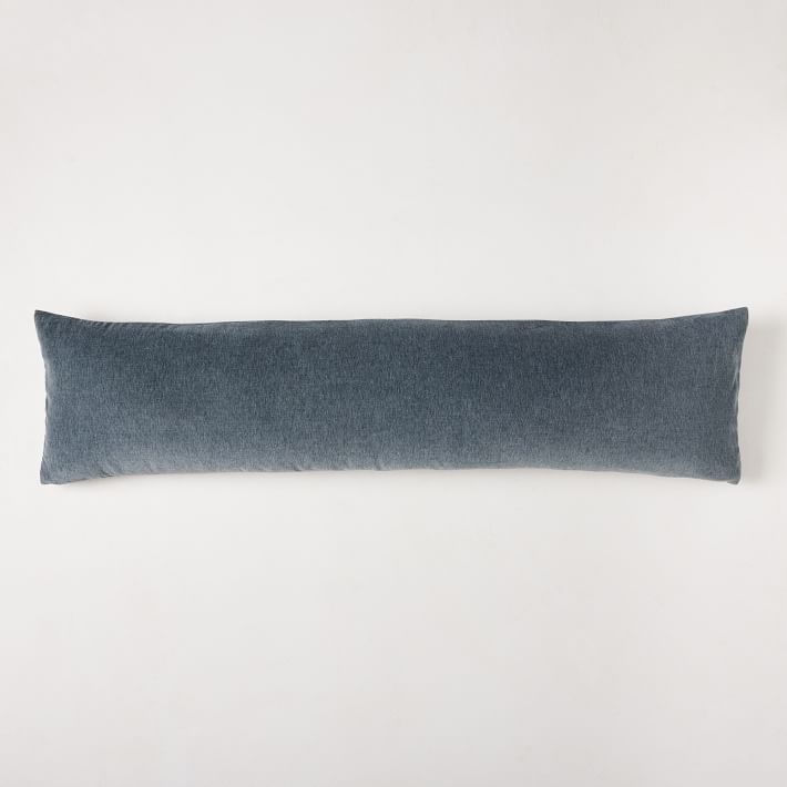 Classic Cotton Velvet Oversized Lumbar Pillow Cover West Elm