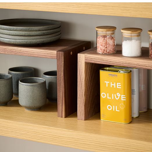 Reds Wood Design Kitchen Shelf Riser West Elm   Reds Wood Design Kitchen Shelf Riser C 