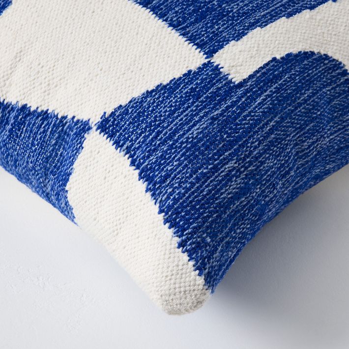 Poolside Geo Indoor/Outdoor Pillow West Elm