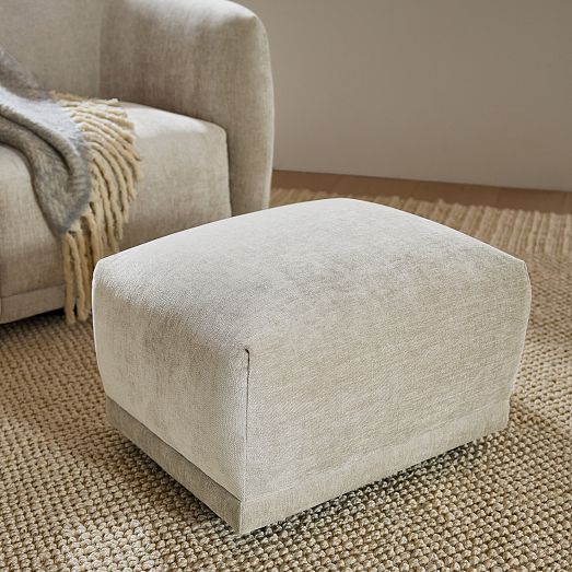 Addie Swivel Armchair Ottoman West Elm