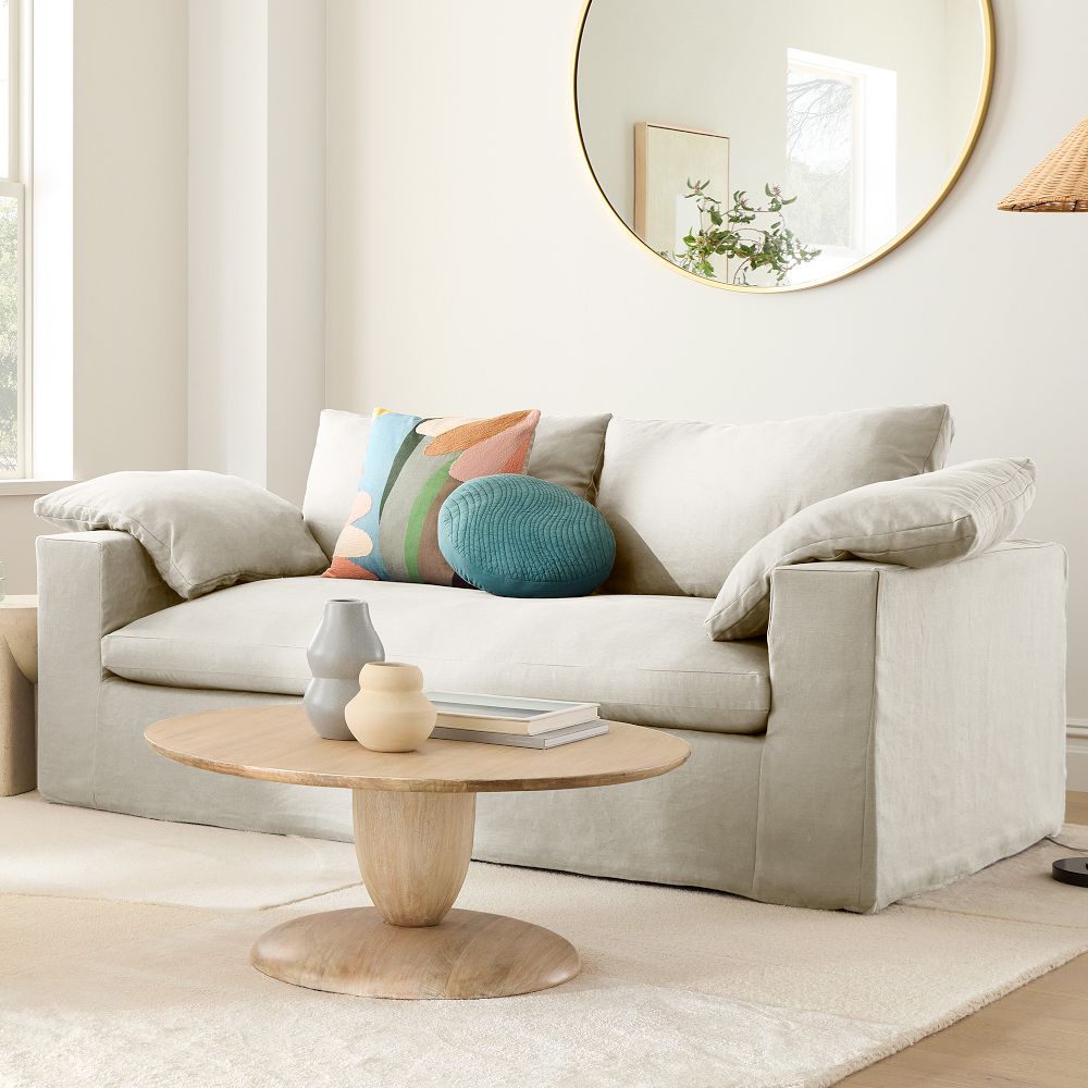 Winona Round Pedestal Coffee Table (36") West Elm