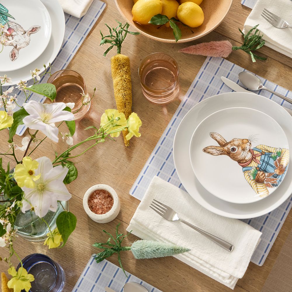 Dapper Animal Easter Salad Plates West Elm