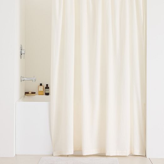 Crinkle Shower Curtain West Elm