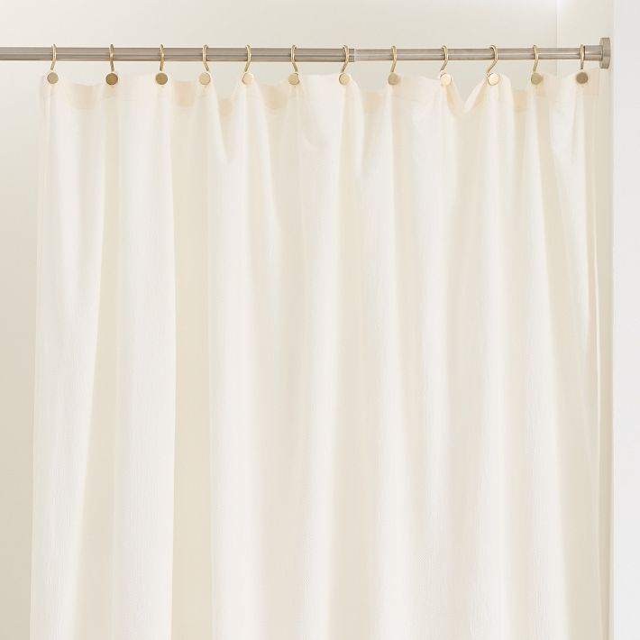 Crinkle Shower Curtain West Elm