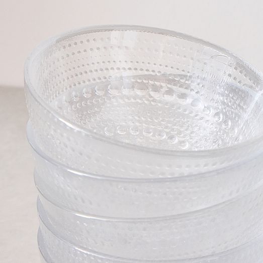 Jupiter Beaded Glass Cereal Bowls (Set of 6) West Elm