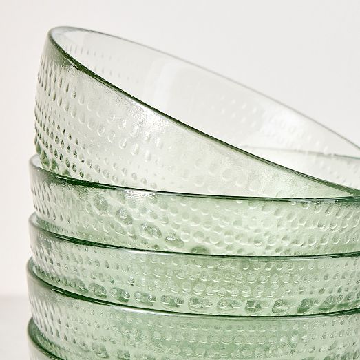 Jupiter Beaded Glass Cereal Bowls (Set of 6) West Elm