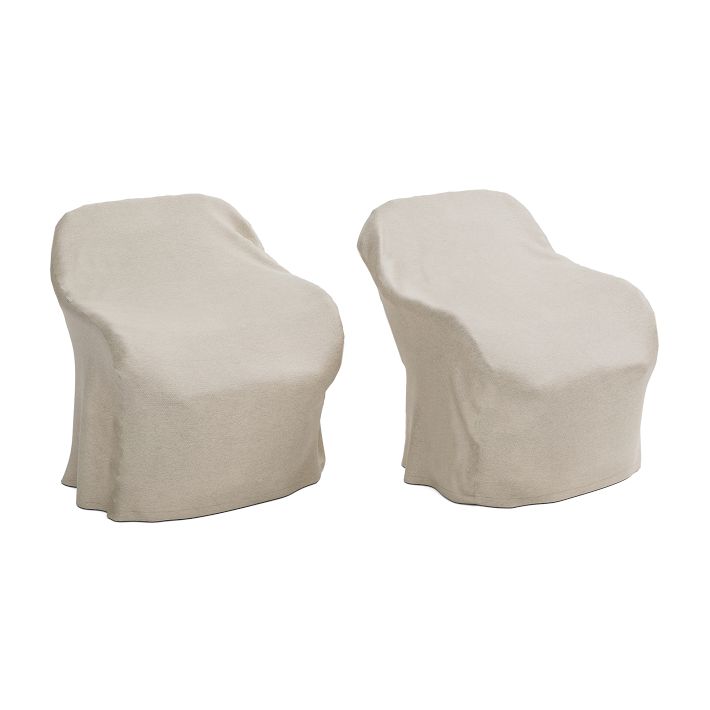 Palma Outdoor Lounge Chair Protective Covers, Set of 2 West Elm