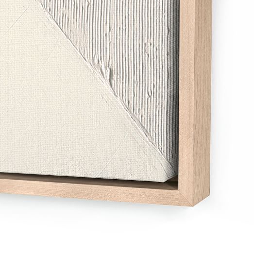 Triangles Saturated Framed Wall Art by The Holly Collective | West Elm