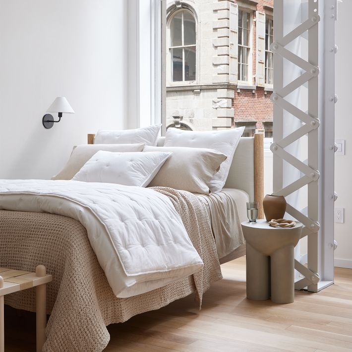 Washed Cotton Comforter & Shams West Elm