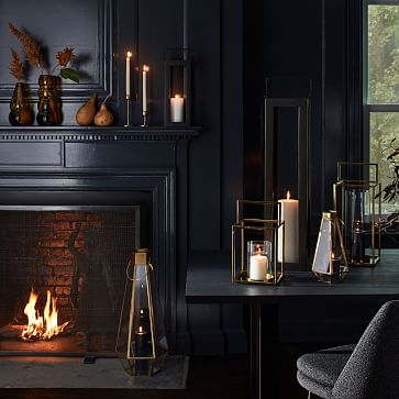 Unscented Wax Pillar Candle | West Elm