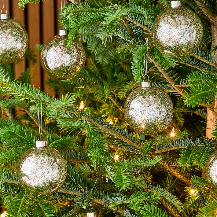 Medium Mercury Ball Ornaments (Set of 9) West Elm
