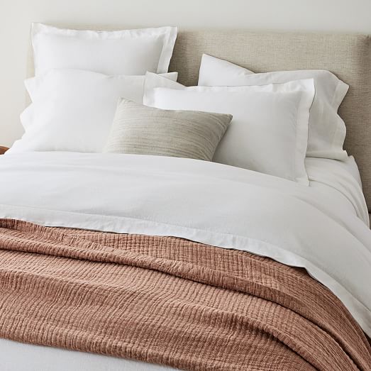 European Flax Linen Blanket West Elm
