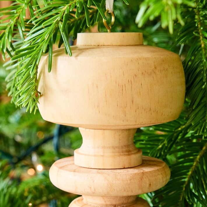 Mango Wood Finial Ornament West Elm
