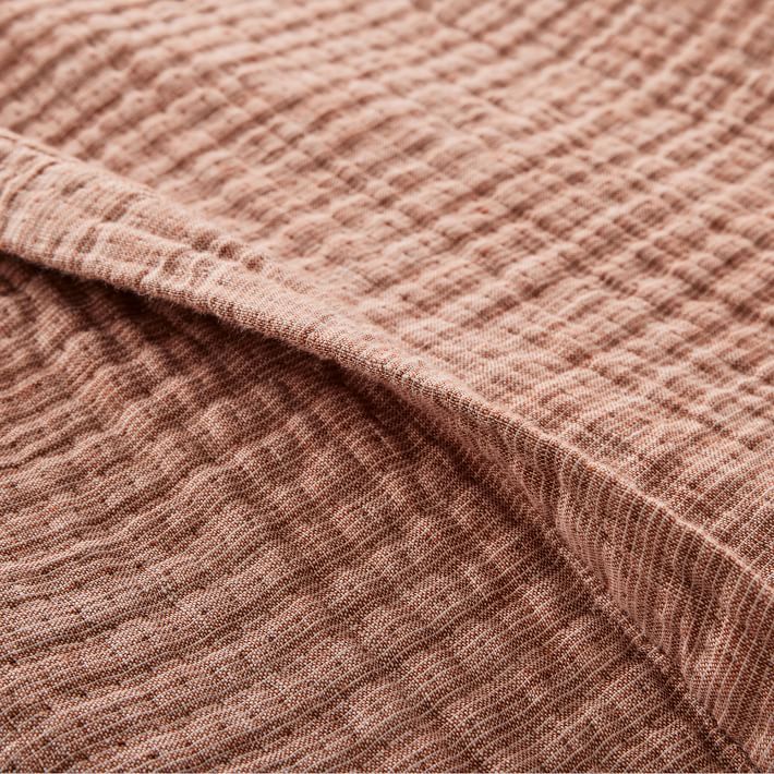European Flax Linen Blanket West Elm