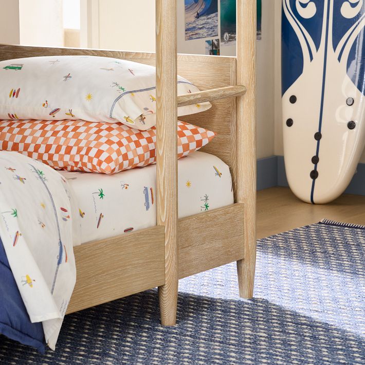 MidCentury Twin Bunk Bed West Elm