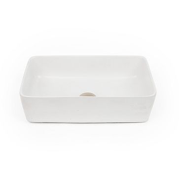 Reno Rectangle Handmade Vessel Sink | West Elm