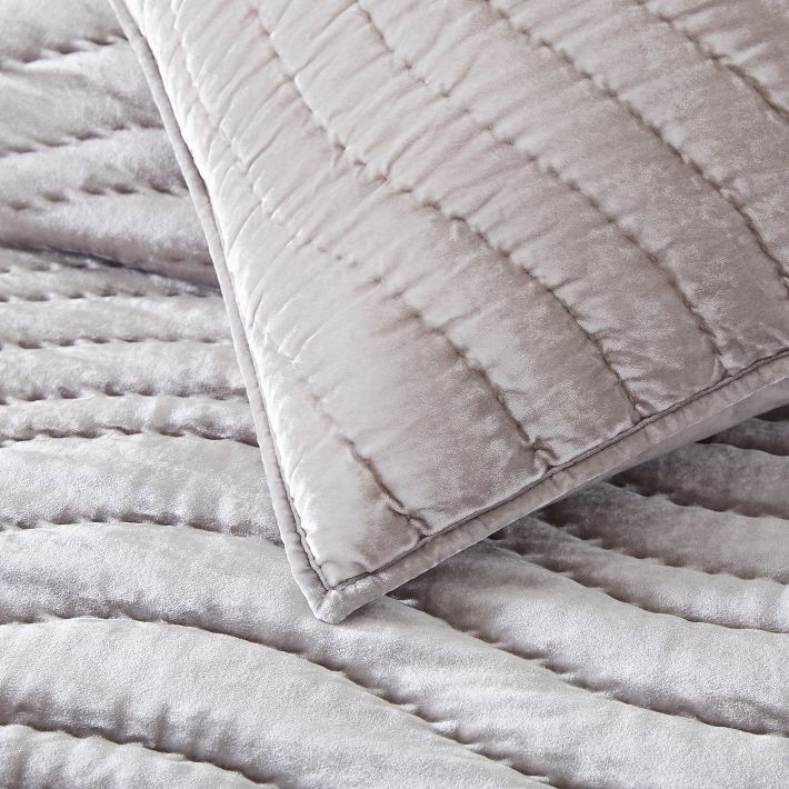 Lush Velvet Wave Quilt & Shams West Elm