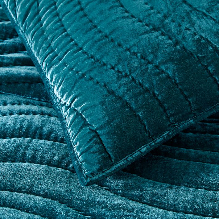 Lush Velvet Wave Quilt & Shams West Elm