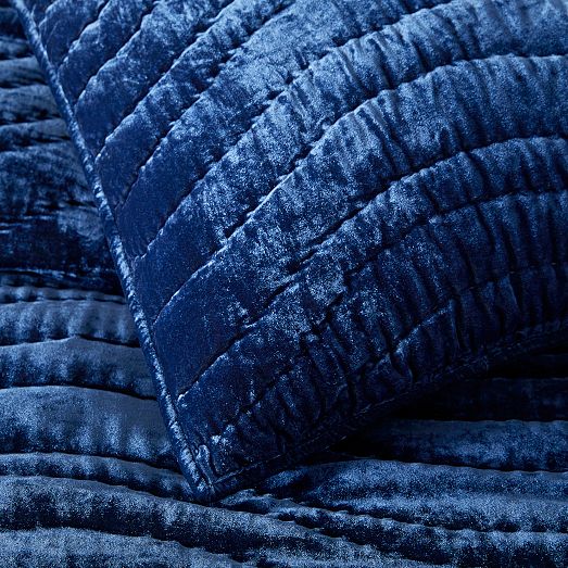 Lush Velvet Wave Quilt & Shams West Elm
