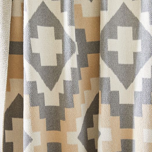 Happy Habitat Recycled Cotton Throw Kilim West Elm