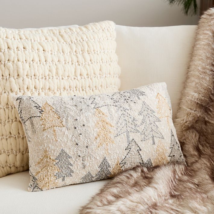 Winter Forest Pillow Cover West Elm