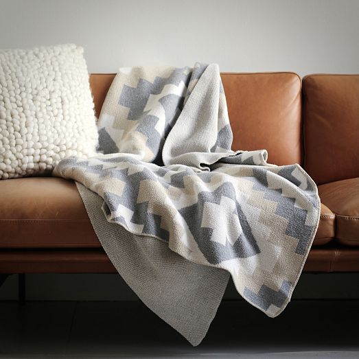 Happy Habitat Recycled Cotton Throw Kilim West Elm