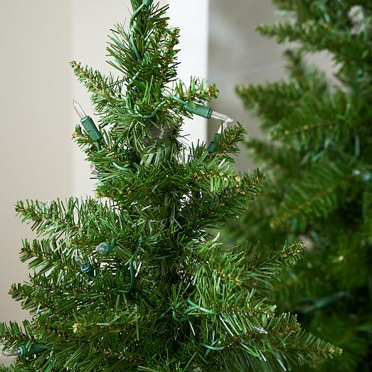 Potted Hard Needle Christmas Trees (Set of 2) West Elm