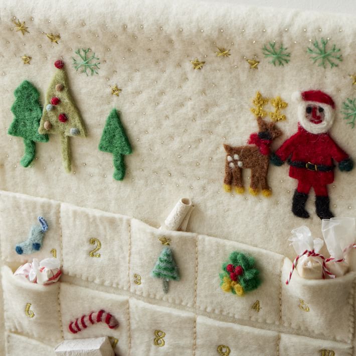 Meri Meri Felt Advent Calendar | West Elm Meri Meri Felt Advent Calendar | West Elm