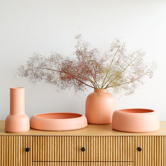 Omar Pink Nude Vases West Elm