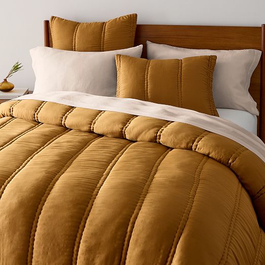 Silky TENCEL™ Plush Comforter & Shams West Elm