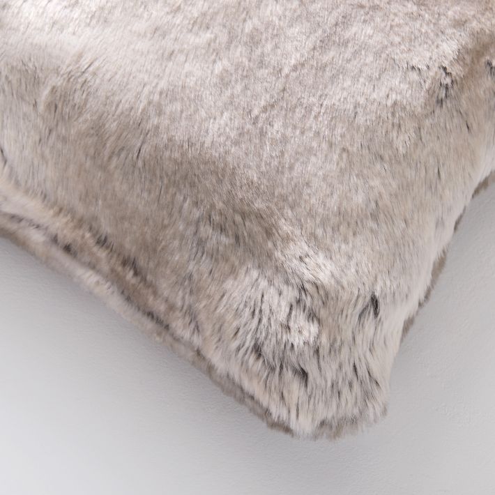 Faux Fur Ombre Pillow Cover | West Elm