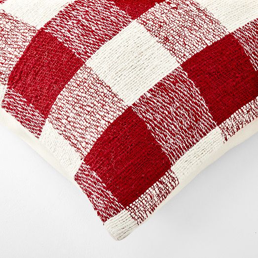 Buffalo Check Pillow Cover West Elm