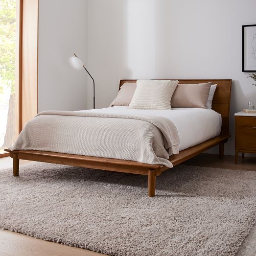 Keira Solid Wood Bed West Elm