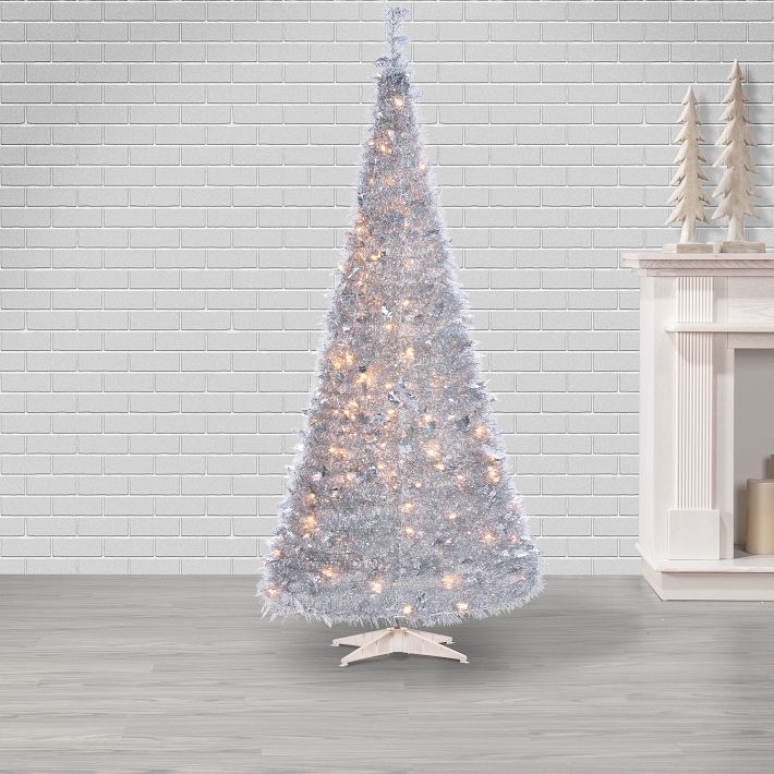 PopUp Silver Christmas Tree West Elm