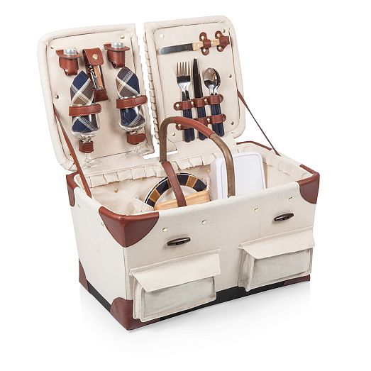 Picnic Time Pioneer Picnic Basket For Two West Elm