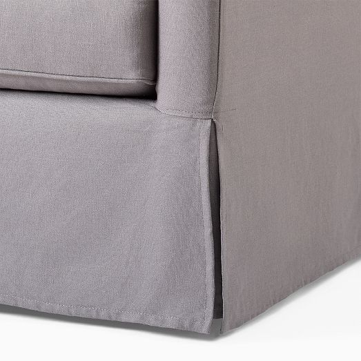 Harris Skirted Slipcover Chair West Elm