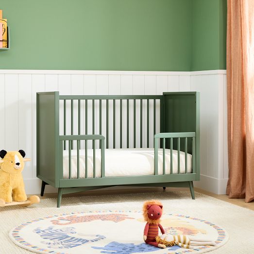 Mid-Century Painted Crib Conversion Kit Only | West Elm